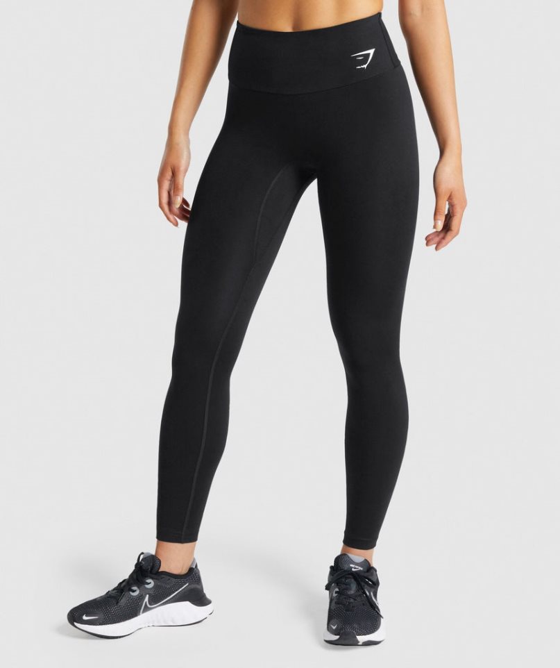 Women\'s Gymshark Training Leggings Black | NZ 2PMWNB